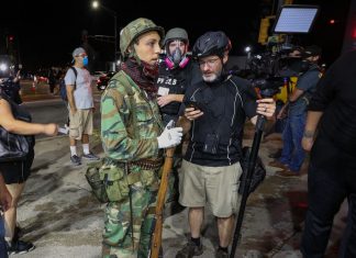 Facebook initially failed to remove a Kenosha militia page despite complaints