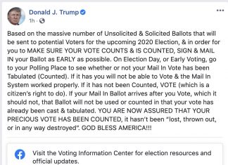 Facebook won’t stop Facebook from spreading lies about the election