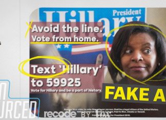 What voter suppression looks like online