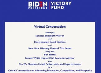 A Joe Biden fundraiser offers a new clue into how he might regulate Big Tech