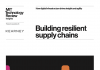Building resilient supply chains