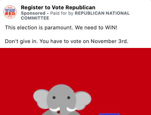 Republicans spent millions on last-minute voting ads on Facebook