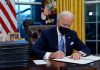Biden’s first steps as president: Action on covid and climate