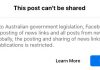 Why Facebook banned news in Australia