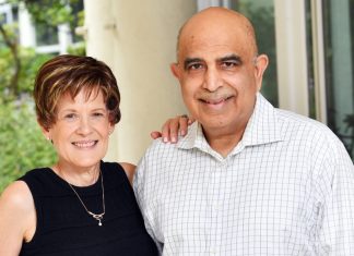 Raj Tahil ’81 and Mary Jo Wrenn