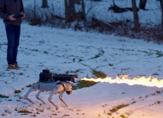 Somehow This $10,000 Flame-Thrower Robot Dog Is Completely Legal in 48 States
