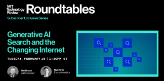Roundtables: Generative AI Search and the Changing Internet