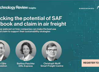Unlocking the potential of SAF with book and claim in air freight
