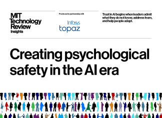 Creating psychological safety in the AI era
