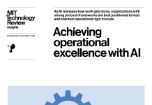 Achieving operational excellence with AI